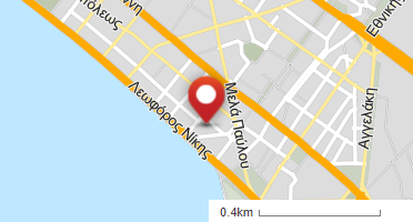 Location of business on map