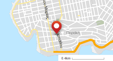 Location of business on map