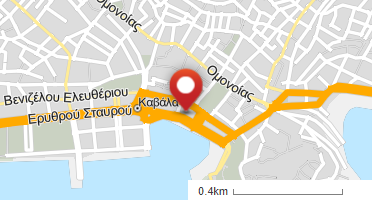 Location of business on map