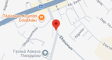 Location of business on map