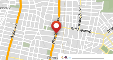 Location of business on map