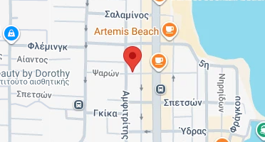 Location of business on map