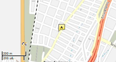 Location of business on map