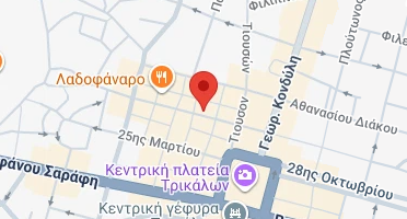 Location of business on map