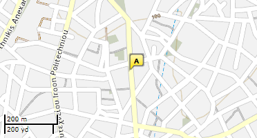 Location of business on map