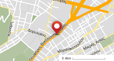 Location of business on map
