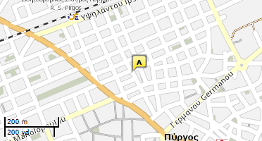 Χάρτης και σημείο της επιχείρησης