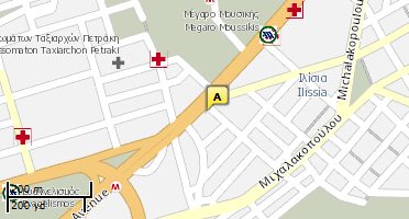 Location of business on map