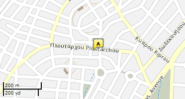 Location of business on map