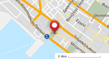 Location of business on map