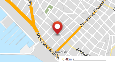 Location of business on map