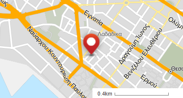 Location of business on map