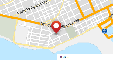 Location of business on map