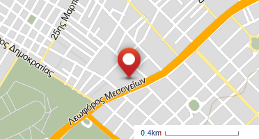 Location of business on map