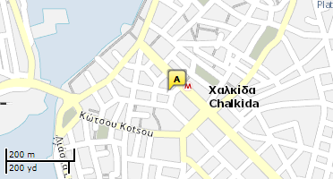 Location of business on map
