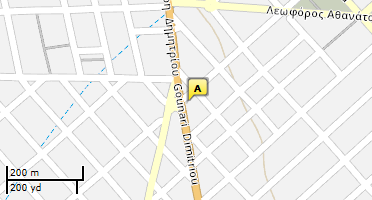Location of business on map