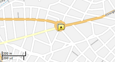 Location of business on map