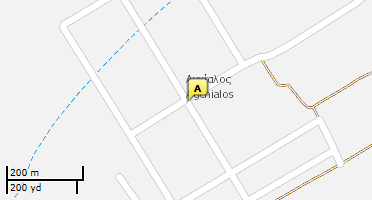 Location of business on map