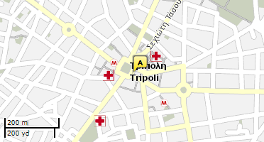 Location of business on map
