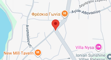 Location of business on map