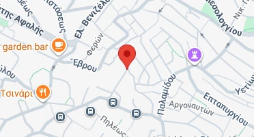 Location of business on map
