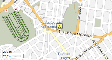 Location of business on map
