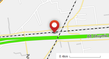 Location of business on map