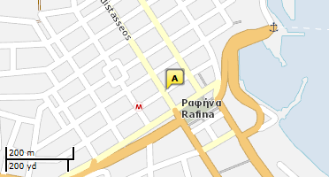 Location of business on map
