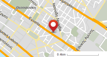 Location of business on map