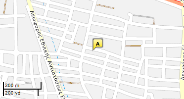 Location of business on map
