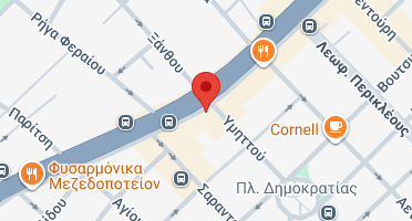 Location of business on map