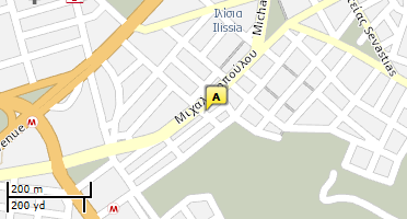 Location of business on map