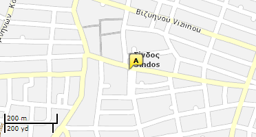 Location of business on map