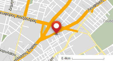 Location of business on map