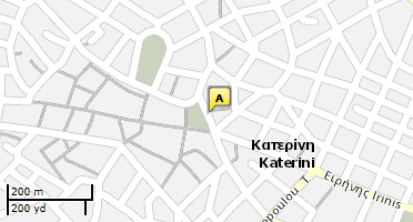 Location of business on map