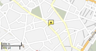 Location of business on map