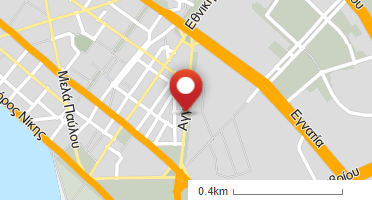 Location of business on map