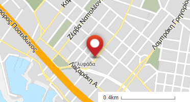 Location of business on map
