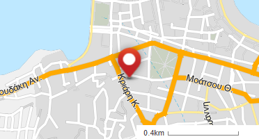 Location of business on map