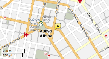 Location of business on map