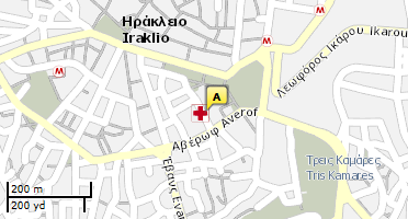 Location of business on map
