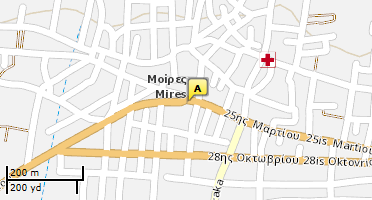 Location of business on map