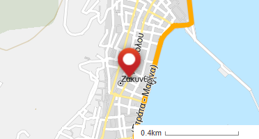 Location of business on map
