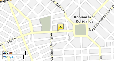 Location of business on map