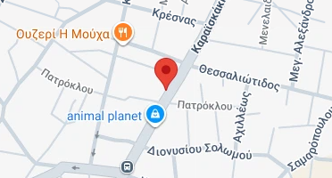 Location of business on map