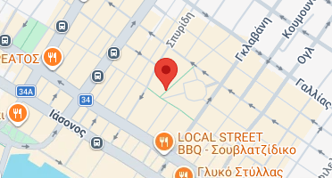 Location of business on map