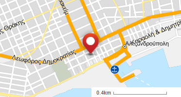Location of business on map