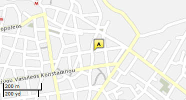 Location of business on map
