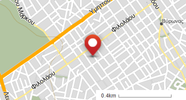Location of business on map