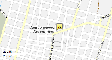 Location of business on map